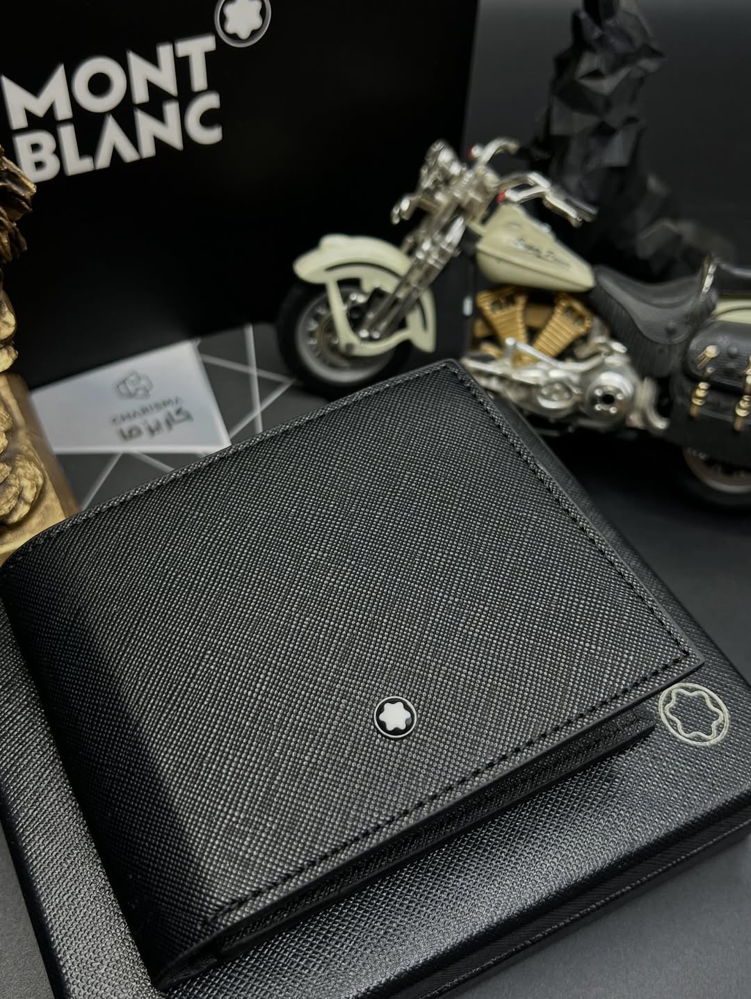 کیف پول مردانه چرم جیبی لوکس برند مون بلان / کیف پول مون بلان / کیف پول جیبی مونتبلان / Montblanc Wallet for Men