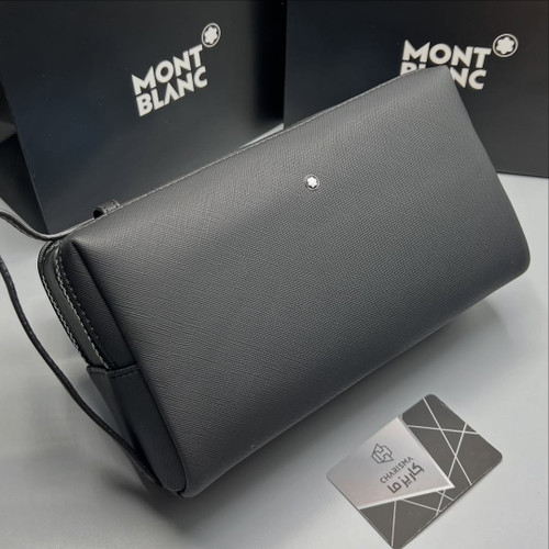 شوزبگ مردانه وارداتی چرم مردانه مون بلان / واش بگ مونبلان / Montblanc Washbag