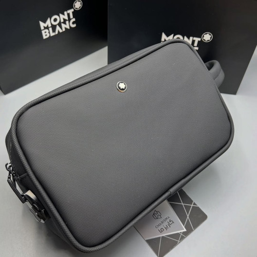 کیف دستی مونت بلان / شوزبگ مون بلان / واش بگ مردانه چرم / Washbag montblanc