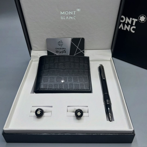 ست کادویی مردانه مسترکوالیتی فول پک برند مون بلان / Montblanc Giftbox Set
