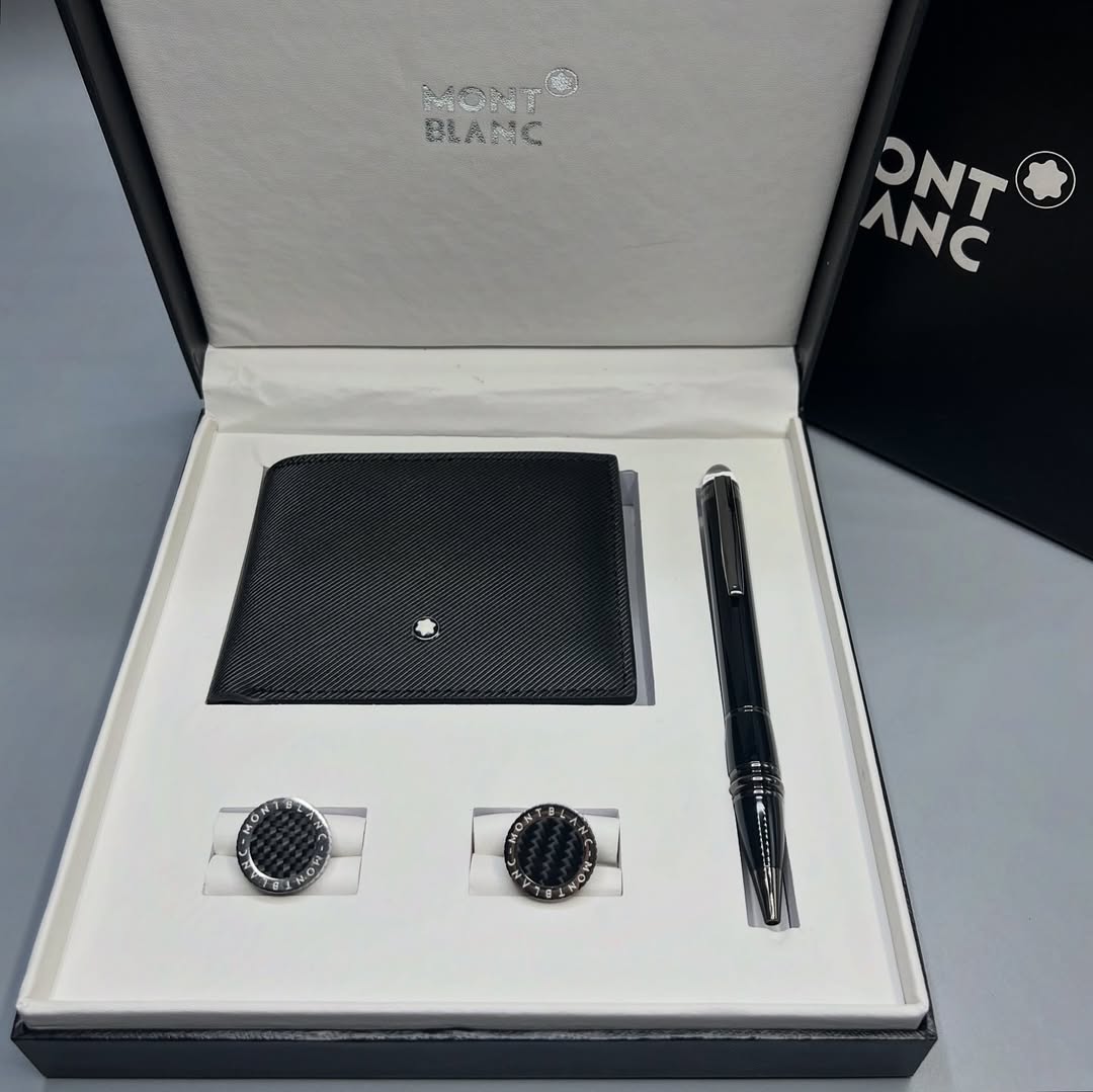 ست کادویی مردانه مسترکوالیتی فول پک برند مون بلان / Montblanc Giftbox Set