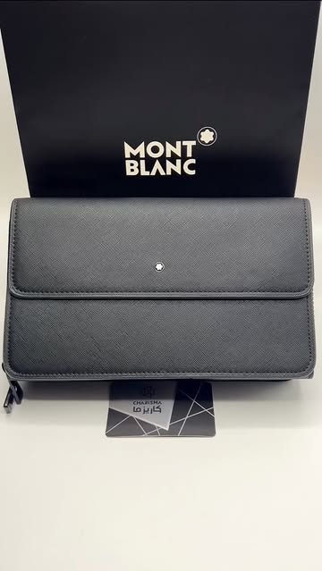 کیف مدارکی مردانه چرم مونت بلانک Montblanc Handmade Handbag